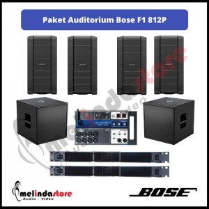 Paket Live Musik | Auditorium | PA System | Lapangan Speaker Pasif Bose F1 812P - 4 Speaker + Sub